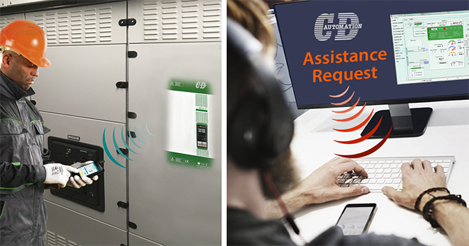 commissioning heating control systems in oil and gas: requesting remote assistance