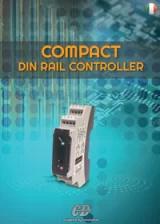 Cover-catalogo-Compact_ITA Copertina del catalogo del prodotto "COMPACT DIN Rail Controller"